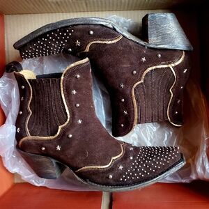 Old Gringo Minot Chocolate Western Booties 9B